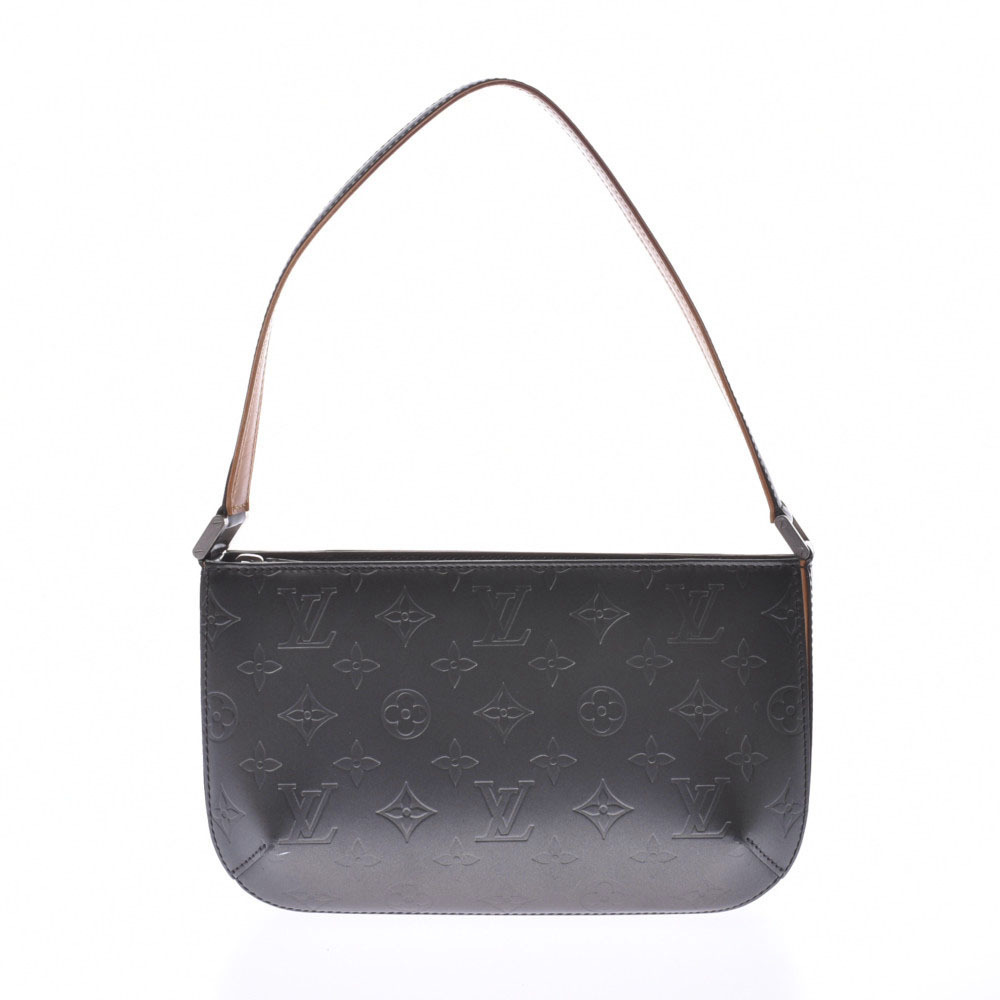 Louis Vuitton Fowler Black Monogram Matte Leather Shoulder Bag
